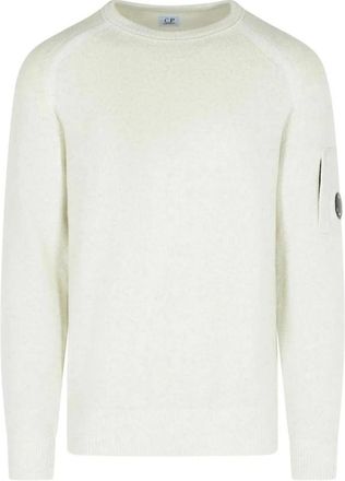 C.P. Company Round-neck Truien - Heren - Ronde hals truien - Wit - L - Truien & Vesten