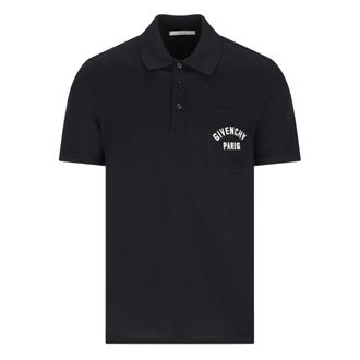 Givenchy Polo con logo - Tops - Hombre - Negro - S