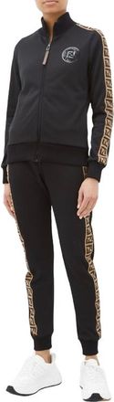 Fendi FF Side-stripe Black Track Jacket & Pants Size S