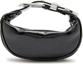 Marc Jacobs The Party Studded Glossed Leather top Handle bag - Black - One Size