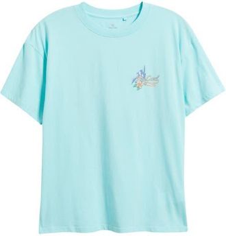 Rip Curl Relaxed Fit Graphic T-Shirt in Light Sea Blue at Nordstrom, Size Xx-Small
