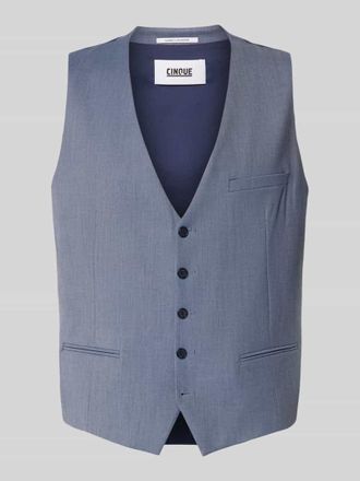 Cinque Weste mit V-Ausschnitt Modell Totti in Bleu, Gr&ouml;&szlig;e 102