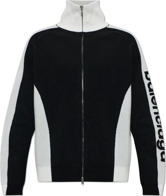Balenciaga C&aacute;rdigan con logo - Knitwear - Hombre - Negro - XL
