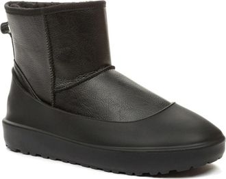 Keddo Zwarte Casual Enkellaarsjes voor Mannen - Heren - Winterlaarzen - Zwart - 42 EU - Wol - Schoenen