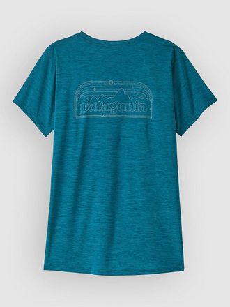 Patagonia Cap Cool Daily - P-6 Cosmos T-Shirt blau