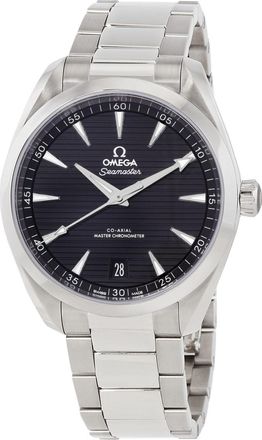 Omega Pre-owned Omega Seamaster Aqua Terra Black Dial Mens Watch 220.10.41.21.01.001