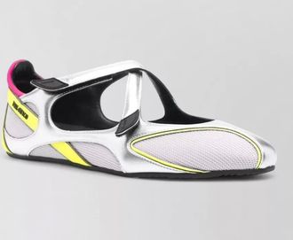 The Attico modern ballerina flats cut-out design