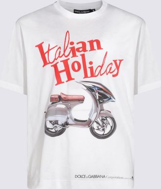 Dolce & Gabbana White Cotton T-shirt