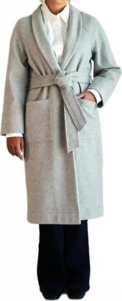 Gentle Fawn Womens Soho Belted Overcoat In Gray