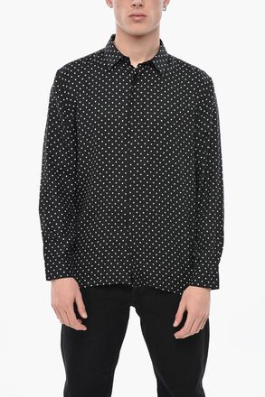 Saint Laurent Camicia in Seta a Pois Saint Laurent