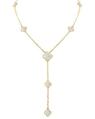 Italian Gold, Inc 14K Mother Of Pearl Lariat Necklace