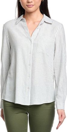 Jones New York Y-Neck Button Front Tunic