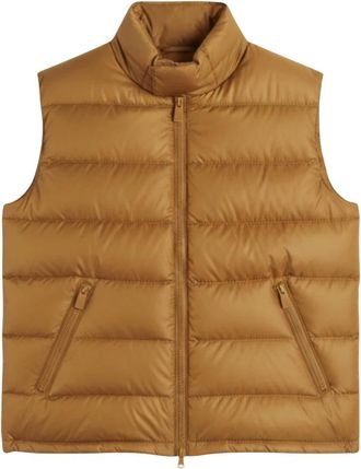 Aspesi New Minnie Gilet - Heren - Bodywarmers - Bruin - S - Nylon - Jassen