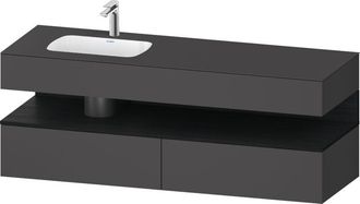 Duravit Qatego Lavabo Encastrado Con Base De Lavabo Consola, - Duravit