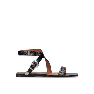 PARIS TEXAS Calfskin Strap-On Womens Sandals