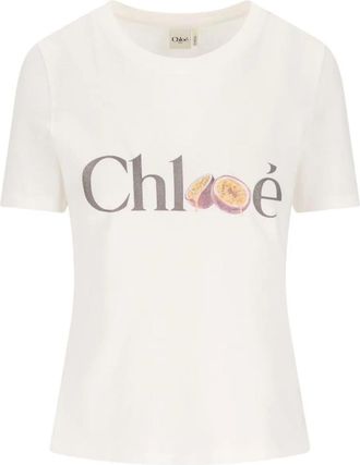 Chlo&eacute; Baby Fit Printed Cotton Jersey T-Shirt
