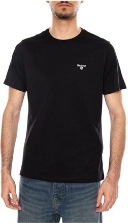 Barbour Essential T-Shirt - Heren - T-shirts - Zwart - XL - Katoen - Tops