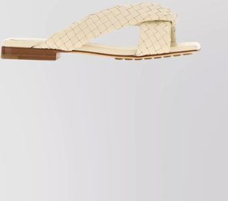 Bottega Veneta leather riva sandals