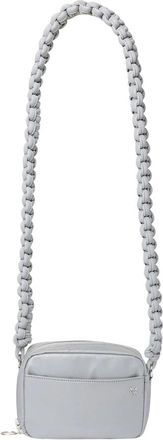 Kara Cobra Camera Schoudertas - Dames - Schoudertassen - Grijs - ONE Size - Satijn - Tassen