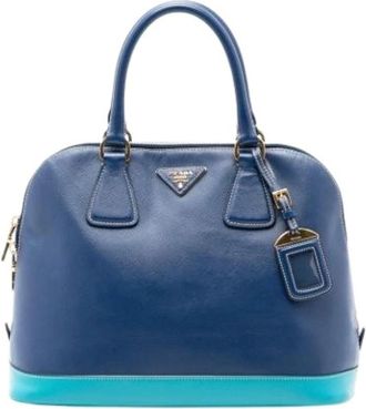 Prada Pre-owned Handbags, female, Blue, Size: ONE SIZE Pre-owned Vintage Handbag