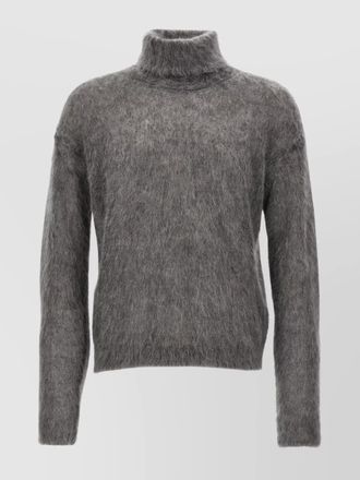 Saint Laurent cozy mohair turtleneck sweater