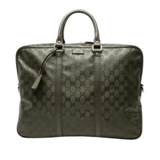 Gucci Pre-owned Aktetas - Heren - Vintage Handtas - Groen - ONE Size - Leer - Vintage