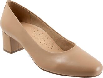 Trotters Daria Block Heel Pump in Nude at Nordstrom Rack, Size 10.5