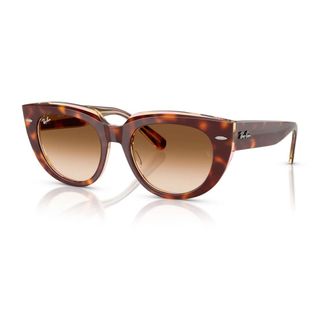 Ray-Ban Doreen Zonnebril - Dames - Zonnebrillen - Bruin - 49 MM - Accessoires