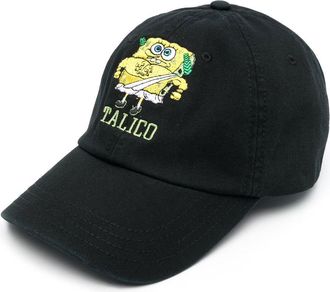 GCDS x SpongeBob SquarePants baseball cap - men - Cotton - One Size - Black