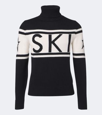 Perfect Moment Schild intarsia wool turtleneck sweater