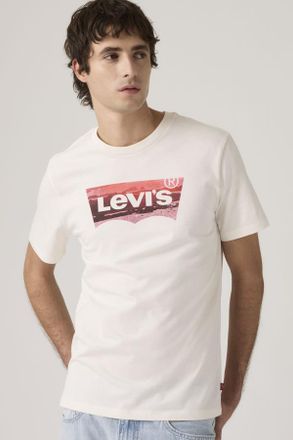 Levi's Camiseta Classic Graphic - Hombre - 2XL - Crema / Egret