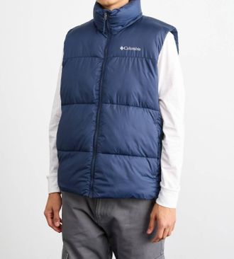 Columbia Puffect Iii Vest In Collegiate Navy