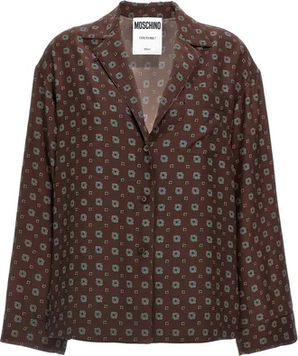 Moschino Brown Patterned shirt