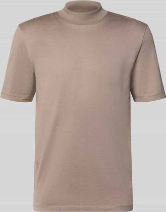 HUGO BOSS Regular Fit T-Shirt aus reiner Baumwolle Modell DIMERSOM in Hellbraun, Gr&ouml;&szlig;e XXL