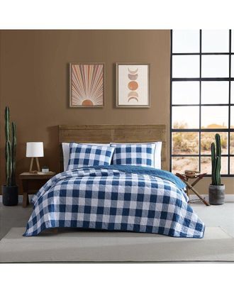 Wrangler Flagstaff Check Cotton Reversible Quilt Set