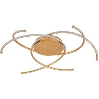 Lindby Lámpara de techo led Yareli en Dorado Metal - Lindby