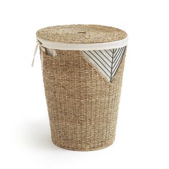 La Redoute Interieurs Gevlochten linnenmand, TRESSIE