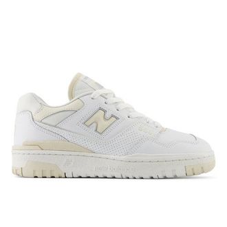 New Balance Womens 550 in White/Cream Leather, size 3.5 Narrow