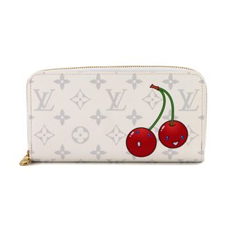 Louis Vuitton Monogram Cherry White Monogram Long Wallet (Bi-Fold) (Pre-Owned)