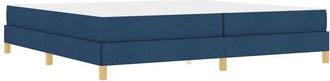 vidaXL Vidaxl - Cama Tipo Box Spring Azul, Marr&oacute;n 200 X 200 Cm
