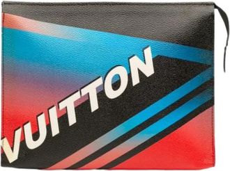 Louis Vuitton Pre-owned Clutches, female, Multicolor, Size: ONE SIZE Pre-owned Canvas Clutch