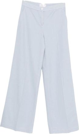 Via Masini 80 Wide Trousers, female, Blue, Size: 2XS Wide Trousers