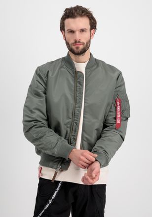 Alpha Industries Bomberjacke ALPHA INDUSTRIES MA-1 VF Vintage Fit 59, Herren, Gr. 3XL, grau (rep.grau), Obermaterial: 100% Nylon; Futter: 100% Nylon; F&uuml;llung: 100% Pol
