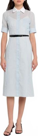Altuzarra Kieran Midi Dress In Light Blue