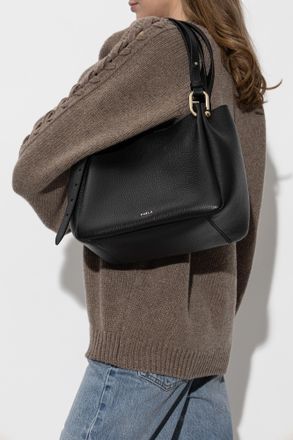 Furla Nuvola Bag, Womens, Black
