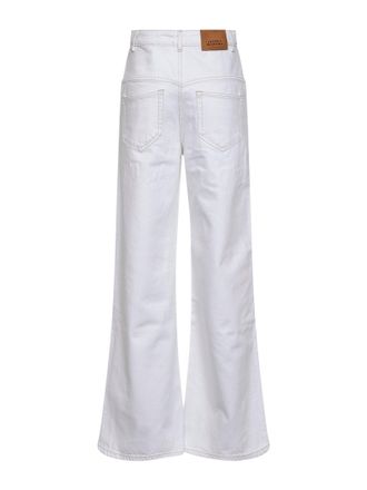 Isabel Marant Womens White Cotton Denim Jeans