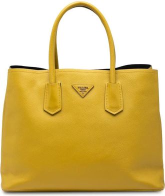 Prada Pre-owned Prada Medium Saffiano Cuir Double Satchel FU9FTDL8G3N353V1