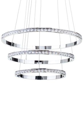 BHS Comet Pendant Ceiling Light in Metallic Silver