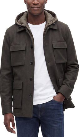 Corneliani Cc Collection Wool-Blend Utility Jacket