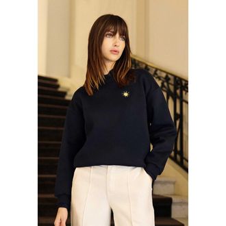 La petite &eacute;toile Sweatshirt met borduursel voor en achter, TIGER